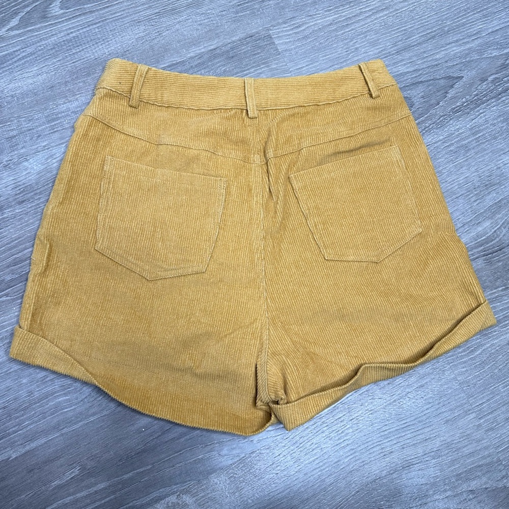 Super‎ Down shorts. Size small. Color: mustard. - Picture 7 of 10